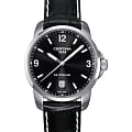 Certina Certina DS Podium C001.410.16.057.01  C0014101605701 кварцевые мужские часы черный циферблат, браслет кожаный — вид спереди